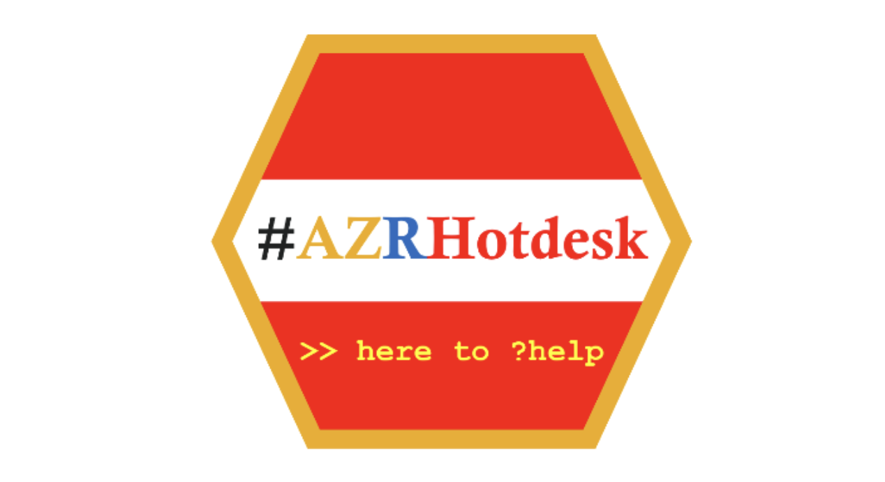 AstraZeneca hot desk hex sticker
